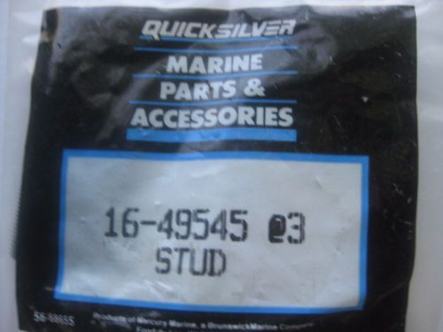 X3 new quicksilver oem exhaust manifold riser elbow stud bolt 16-49545 set of 3