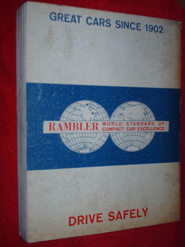 1962 RAMBLER AMERICAN SHOP MANUAL / BOOK / ORIGINAL!!!, US $32.50, image 5