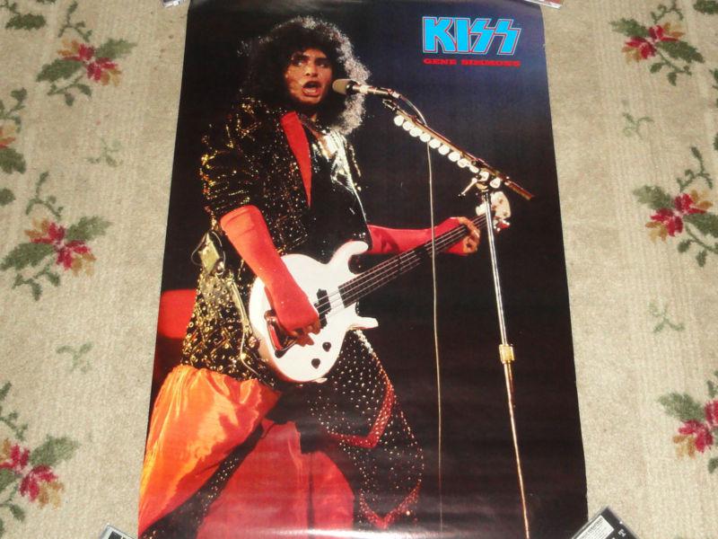 Kiss 1985 gene simmons sealed lithograph litho poster relic 