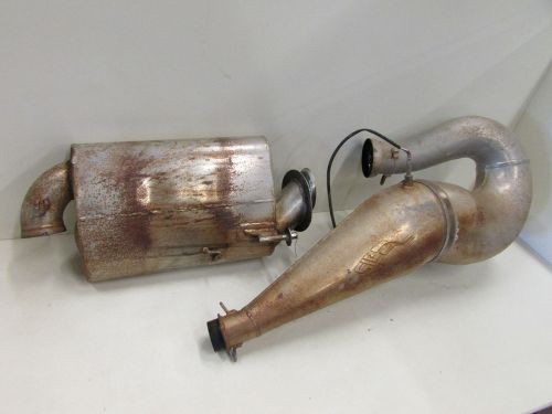 Polaris rmk, switchback 700/900 slp exhaust pipe &amp; silencer 2005-2006