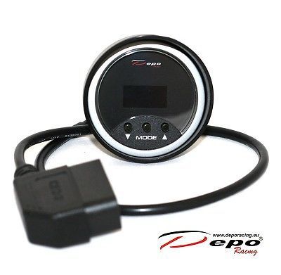 52mm digital 4 in 1 gauge rpm – speed – volt – water temp dpobd2