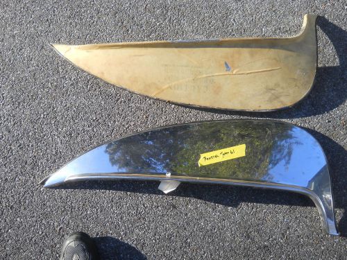 New  pair of 1961-1962 flush flared foxcraft fender skirts/all pontiac tempests