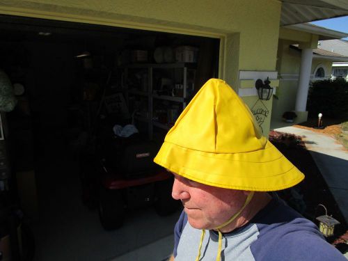 Marine-boating-sailing-american clearwater rainwear-south' wester rain hat-sz l