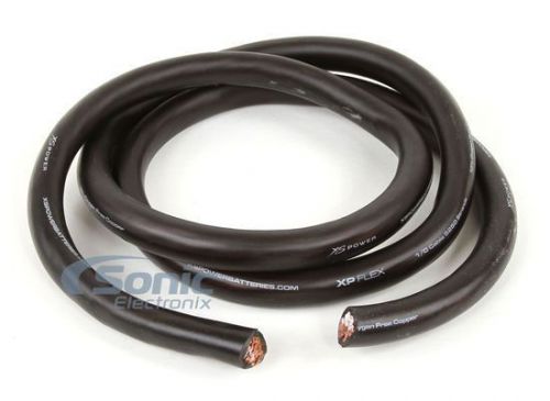 New! xs power xpflex0bk-5 5 ft. xp flex true 0 awg cca power/ground cable/wire