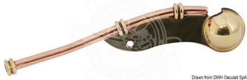 Osculati bosun's boatswain whistle pipe brass 14cm