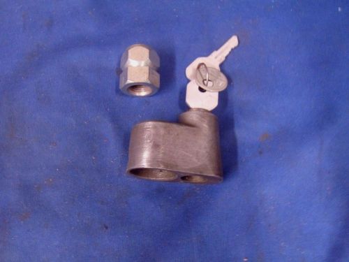 Nos accessory spare tire lock amc dodge chrysler ford mopar mustang by hurd