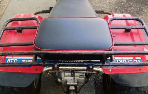 16" x 12" red rear rack seat pad honda polaris kawasaki suzuki arctic cat atv