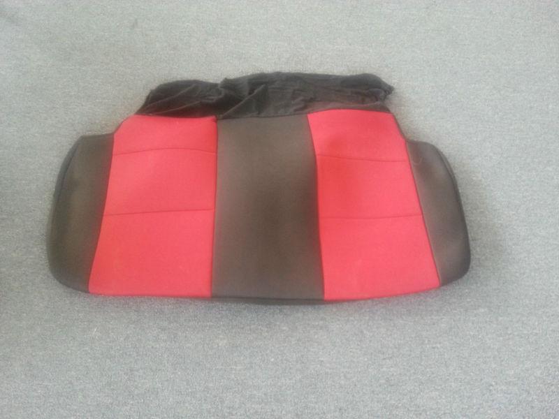 Neoprene Front and Rear Seat Covers Fits Jeep Wrangler Red and Black Fitted, US $29.69, image 4