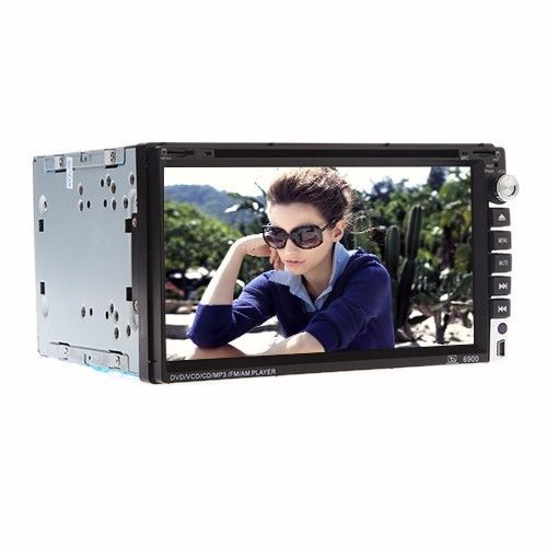 6.95'' in-dash double 2 din car dvd cd player bluetooth fm radio ipod rds 2016
