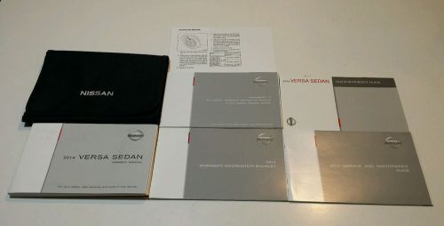 2014 nissan versa user owners manual sv sl s plus s limited fast priority ship