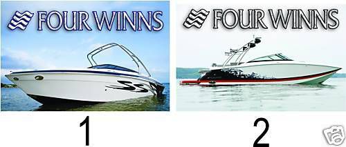 Four winns boat banner, h, f, sl, s, v series, frenzy