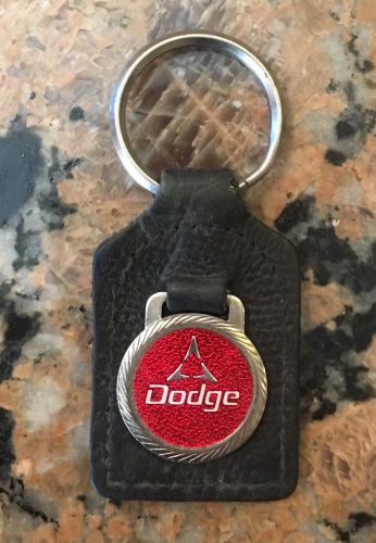 1980s dodge keychain 3.5&#034; long 1.25 inch diameter