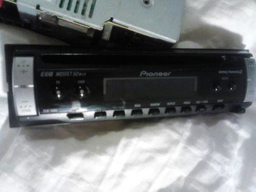 Pioneer super tuner iii deh-1800 50wx4 am/fm cd face plate inclued