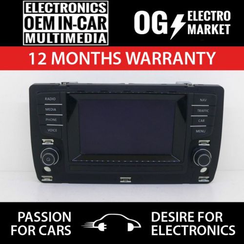 Vw volkswagen golf 7 central info display lcd monitor abt-std 5g0919605 aah44000