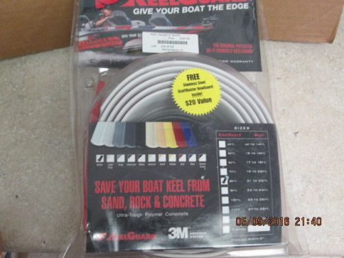 New keelguard #20108 white 8' for 21-22 ft boat megaware