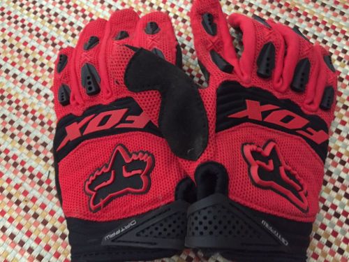Youth dirt bike gloves fox