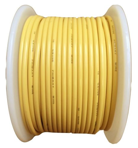 16awg yellow 100 ft automotive primary wire stranded