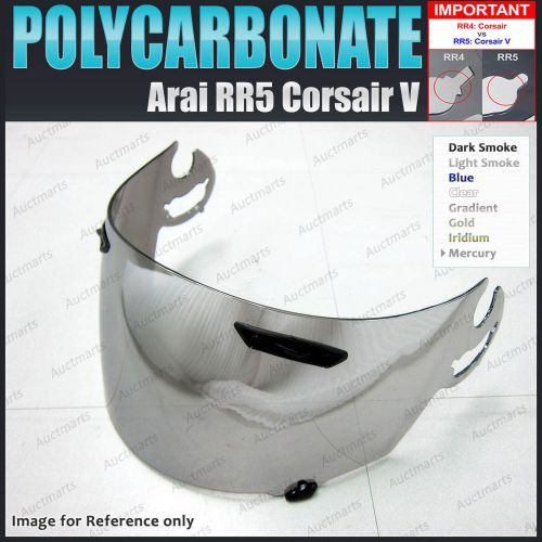 Polycarbonate helmet visor for arai rx7 rr5 rxq corsair quantum mercury gb