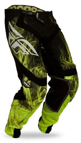 Fly racing lite hydrogen 2015 mens mx/offroad pants black/hi-vis