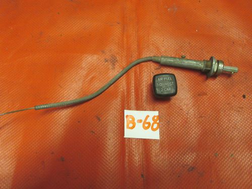 Triumph tr6, original air flow control cable &amp; knob, gc!!