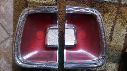 1867 plymouth barracuda oem taillights pair