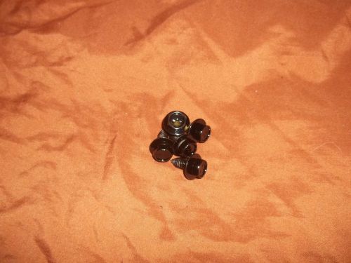 5 new body/fender/hood latch bolts powder coated black chevy truck 67-72 5/16&#034;