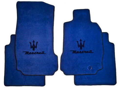 Ex stock - d. blue  vel. mat set for maserati quattroporte v rhd