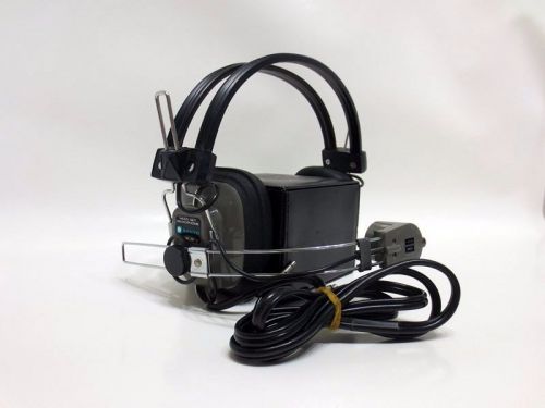 Vintage aviation pilot headset sanyo with microphone