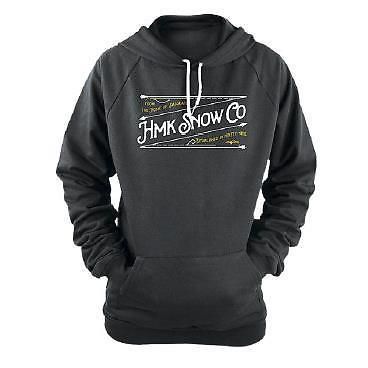 Hmk stitch womens hoody black medium md