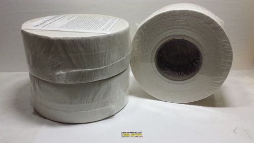 (3rolls) duct sealant tape 3&#034; x 150&#039;  white hard cast