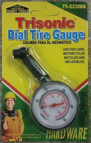 Dial style tire pressure guage 10-50 psi great for cars, boats, motorcycles