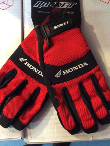 Joe rocket mens honda crew touch screen gloves  red black  small
