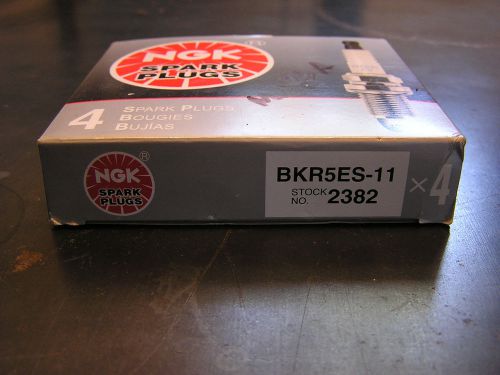 4x ngk bkr5es-11 / 2382 spark plugs new! set of four bkr5es11 new genuine