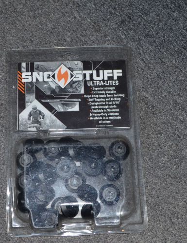New sno-stuff x-caliber 5/16 black backing plates - pack of 24~closeout