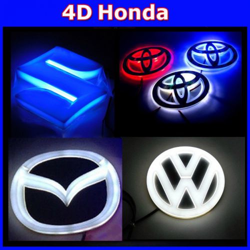 Newest 9.8*8cm 4d led logo light badge for honda 08-09 accord/07 odyssey/civic