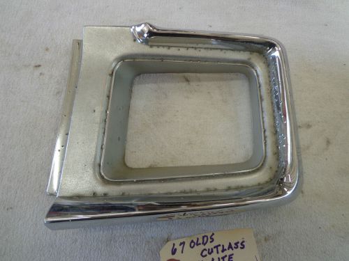 1967 olds cutlass passenger side tail light bezel