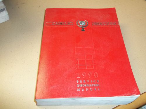 1990 cadillac brougham service information manual