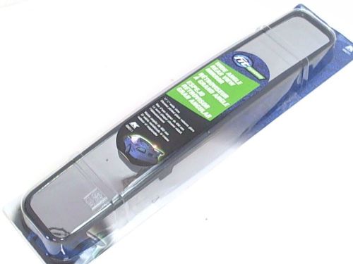 Clamp on interior wide angle rear view mirror 17-3/4 inch no tool installation
