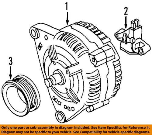 Vw volkswagen oem 08-10 touareg-alternator pulley 021903119l