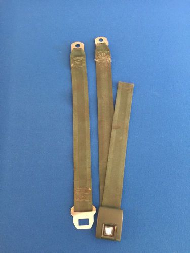 1970s vintage green gm seat belt robbins  jr 6704 pontiac olds buick chevrolet