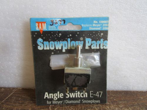 Sam  snow plow parts 1306075 angle switch e-47 replaces meyer 21918