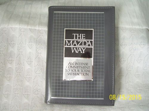 Mazda 1990 owners manuel 323/323 pr\oitege