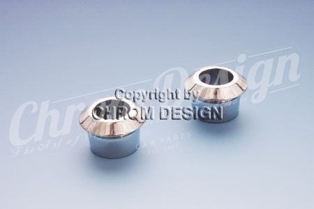 Door button ring, set (silver anodised) 2 parts bmw z3 e3
