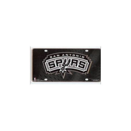 San antonio spurs metal license plate