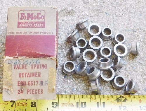 21 nos valve spring retainers for 1956-58 mercury cars 312&#034; 358&#034; engines new oem