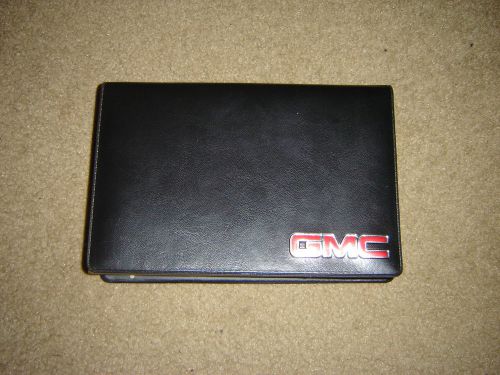 2004 original gmc sierra truck owners manual w/ case beautiful