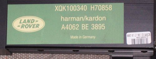 00 01 02 RANGE ROVER 4.6 HSE RADIO AMPLIFIER OEM HARMON KARDON XQK100340, US $479.99, image 1