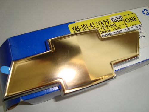 Gold bowtie emblem >~ hhr uplander sonic tahoe impala cruze equinox