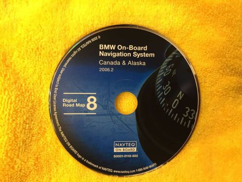 Bmw on board navigation dvd map disc canada alaska 2006.2
