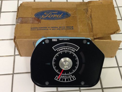 Nos 1968 ford fairlane torino ranchero fuel guage c8of-9306-n